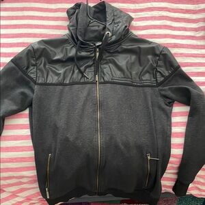 Rammstein jacket - half leather